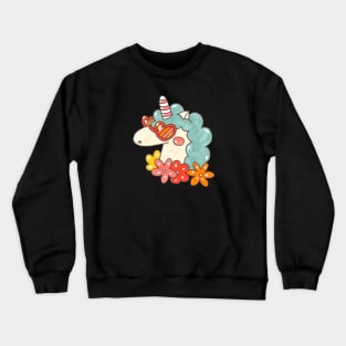 Cool unicorn//Drawing for fans Crewneck Sweatshirt